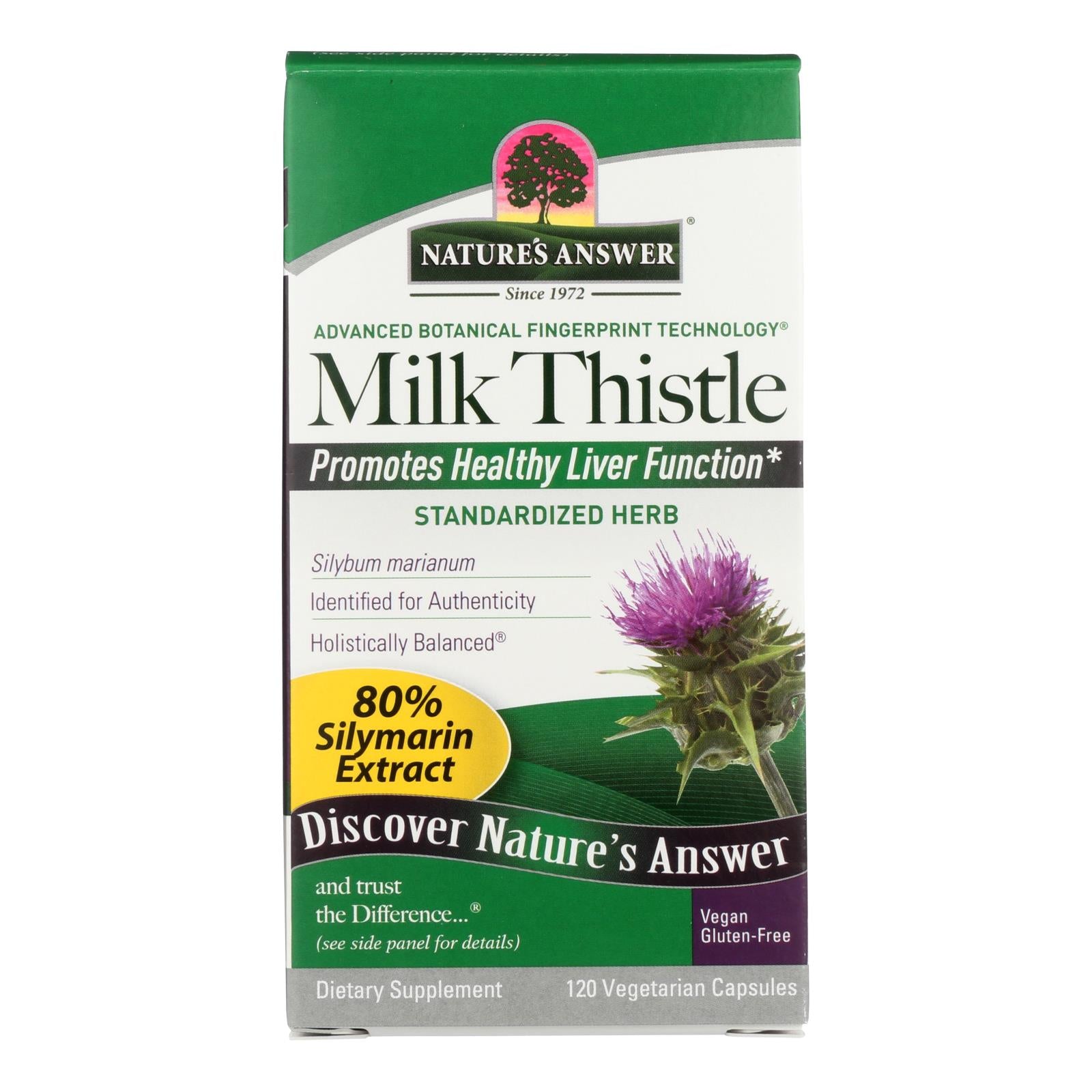 Nature's Answer Milk Thistle Seed Extract
