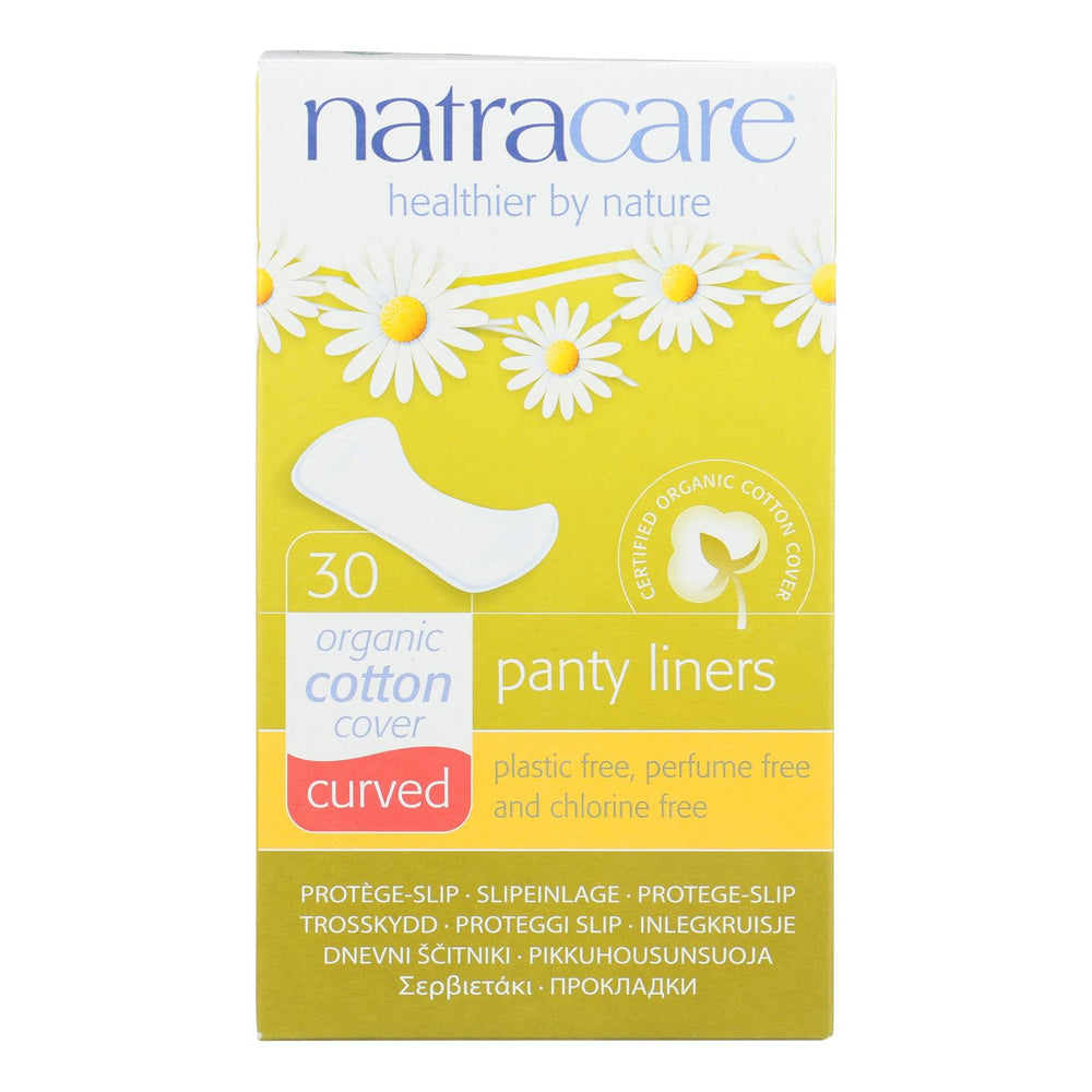 Natracare Natural Curved Panty Liners, 30 Pack