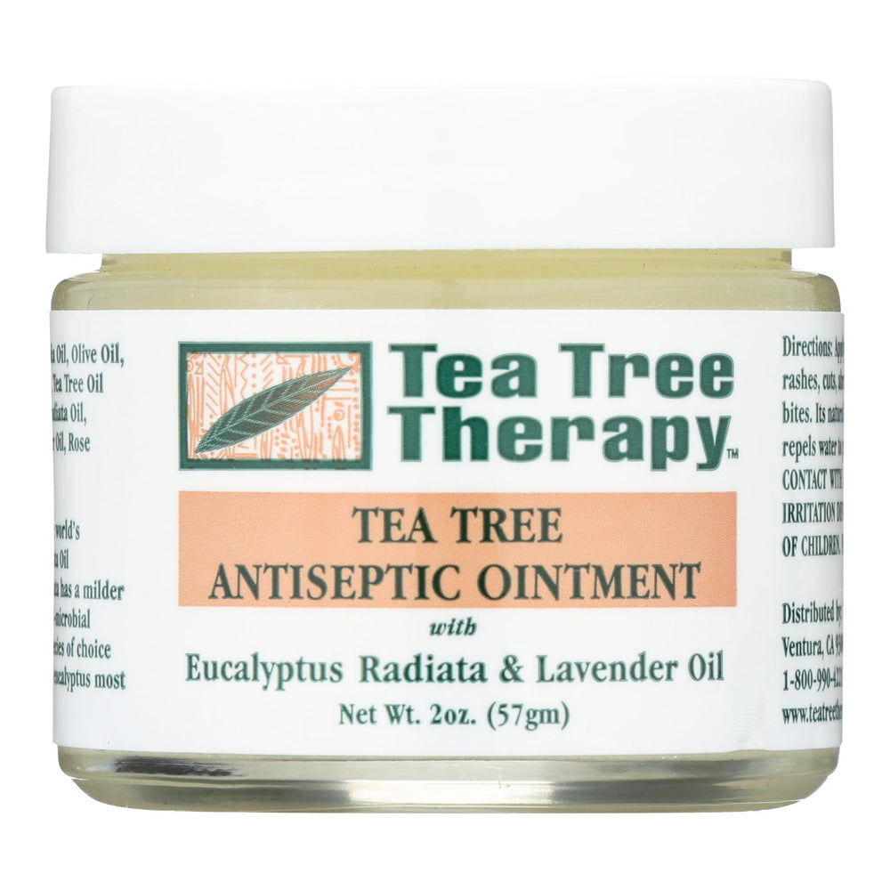 
                  
                    Tea Tree Therapy Antiseptic Ointment Eucalyptus Australiana And Lavender Oil, 2 Oz
                  
                