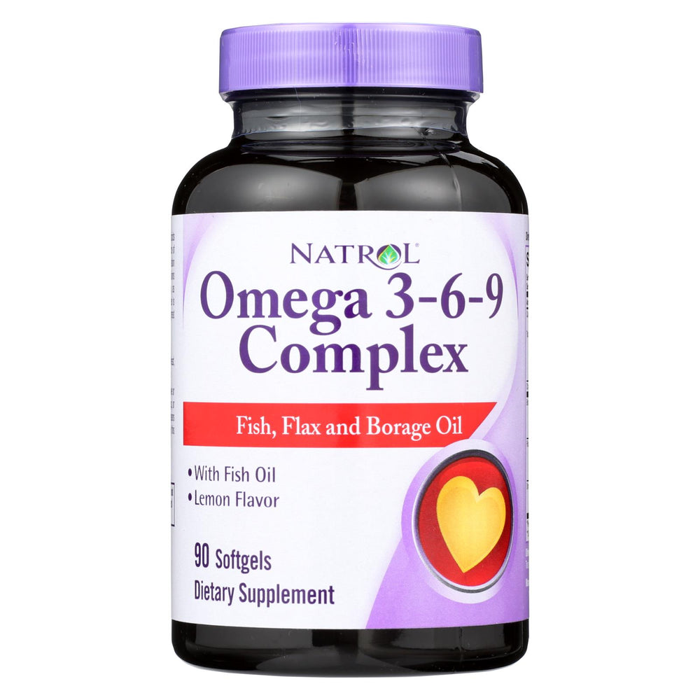 
                  
                    Natrol Omega 3-6-9 Complex Lemon - 90 ct
                  
                