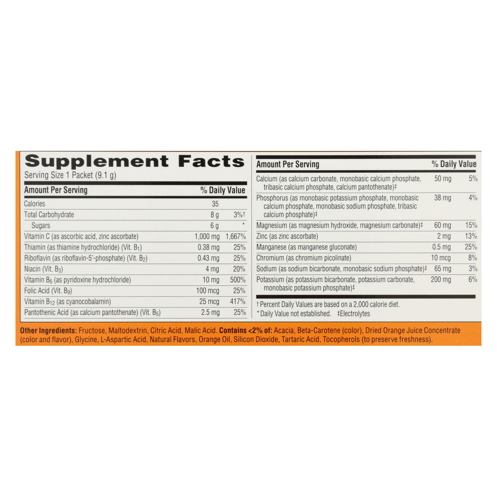 
                  
                    Alacer Emergen-c 1000 Mg Vitamin C, Super Orange, 30 Packet
                  
                