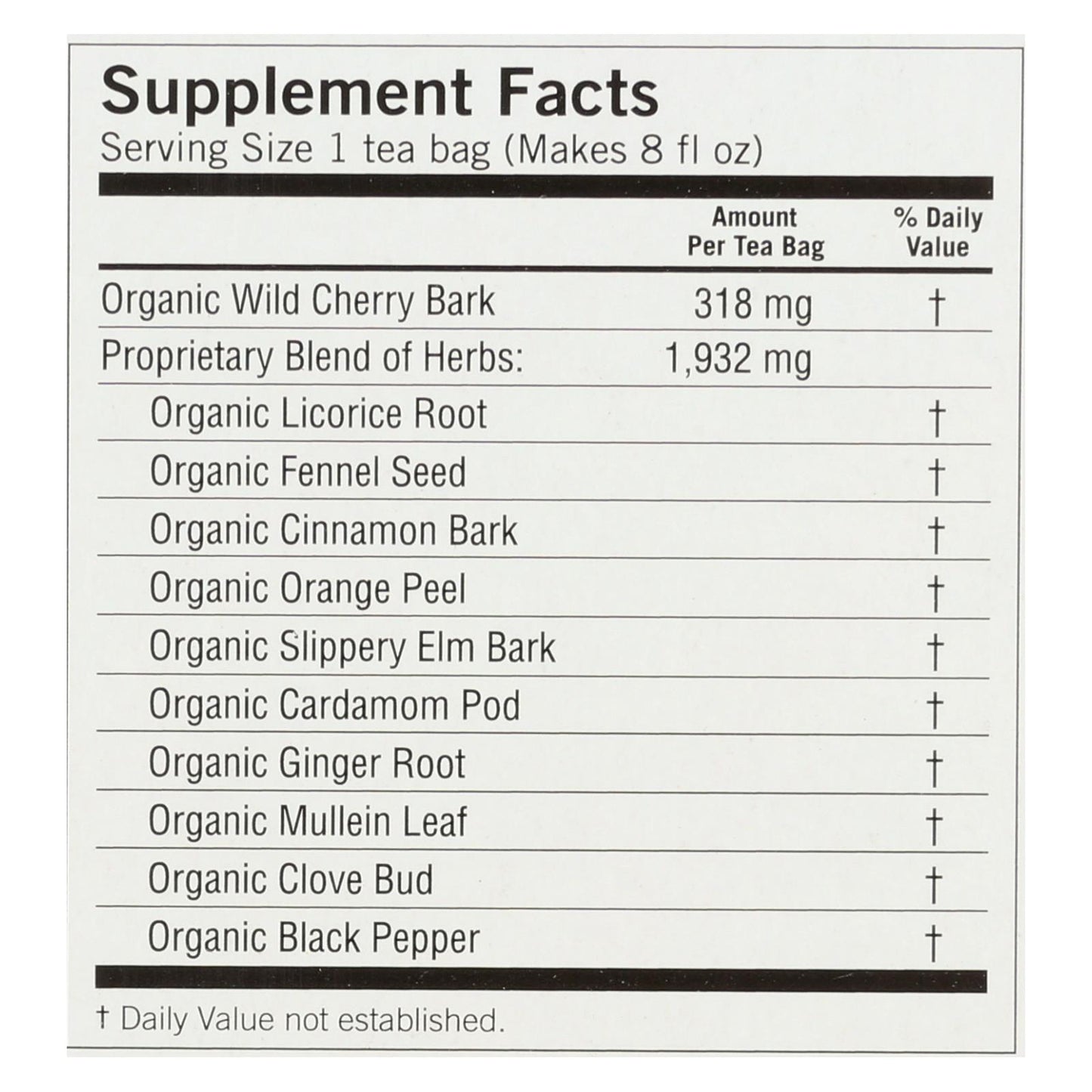 
                  
                    Yogi Organic Throat Comfort Herbal Tea Caffeine Free, 16 Tea Bags, Case Of 6
                  
                