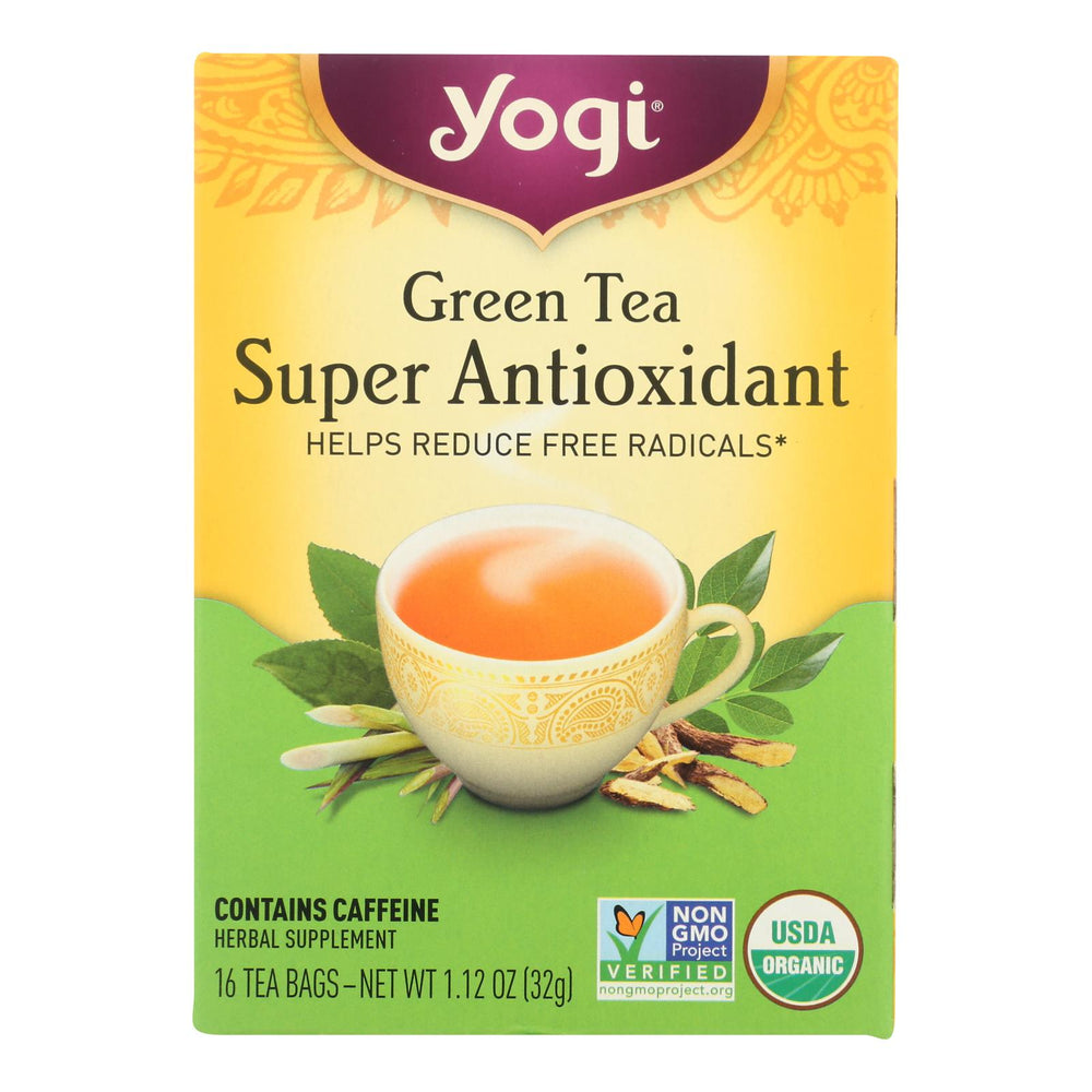 
                  
                    Yogi Green Tea Super Anti-oxidant, 16 Tea Bags, Case Of 6
                  
                