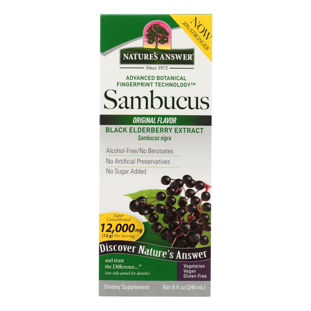 
                  
                    Nature's Answer Sambucus Nigra Black Elder Berry Extract, 8 Fl Oz
                  
                