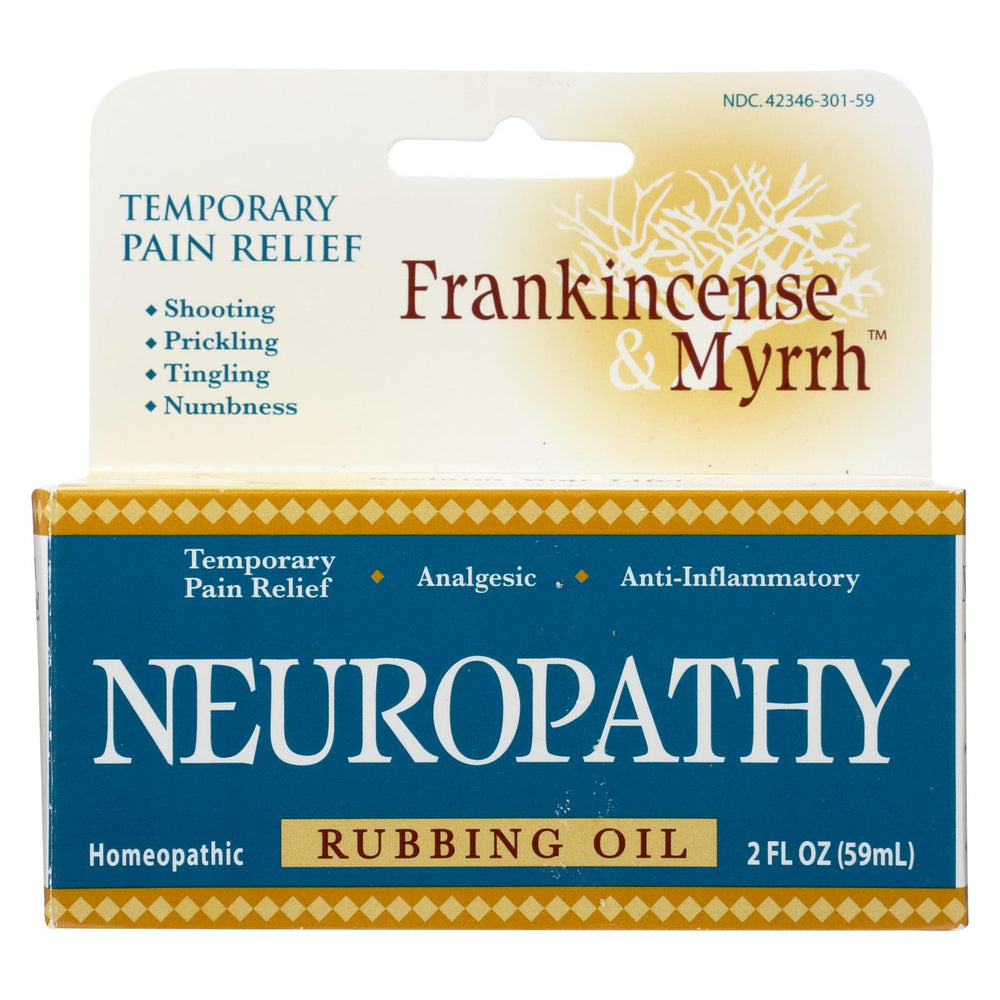 Frankincense And Myrrh Neuropathy Rubbing Oil, 2 Fl Oz