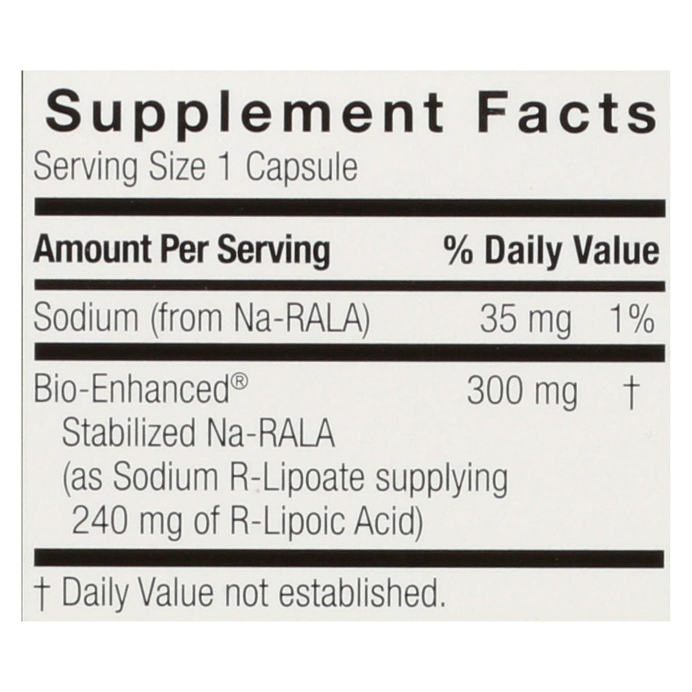 
                  
                    Genceutic Naturals R-lipoic Acid Plus, 300 Mg, 60 Vcaps
                  
                
