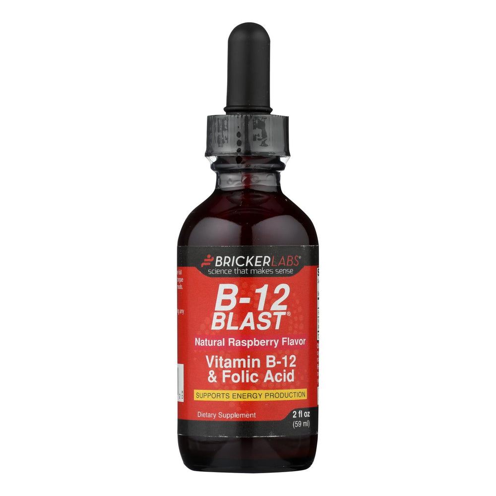 Bricker Labs Blast B12 Vitamin B12 And Folic Acid, 2 Fl Oz