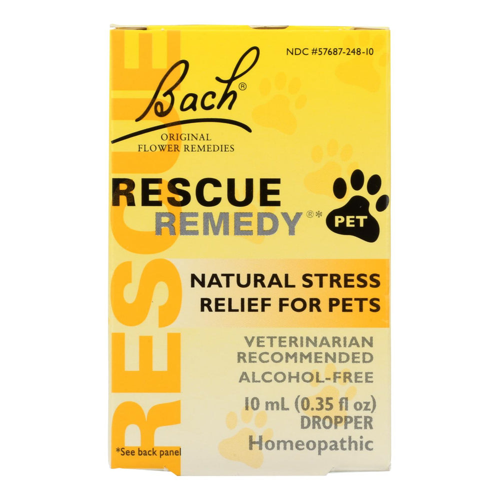Bach Flower Remedies Rescue Remedy Stress Relief For Pets, 10 Ml