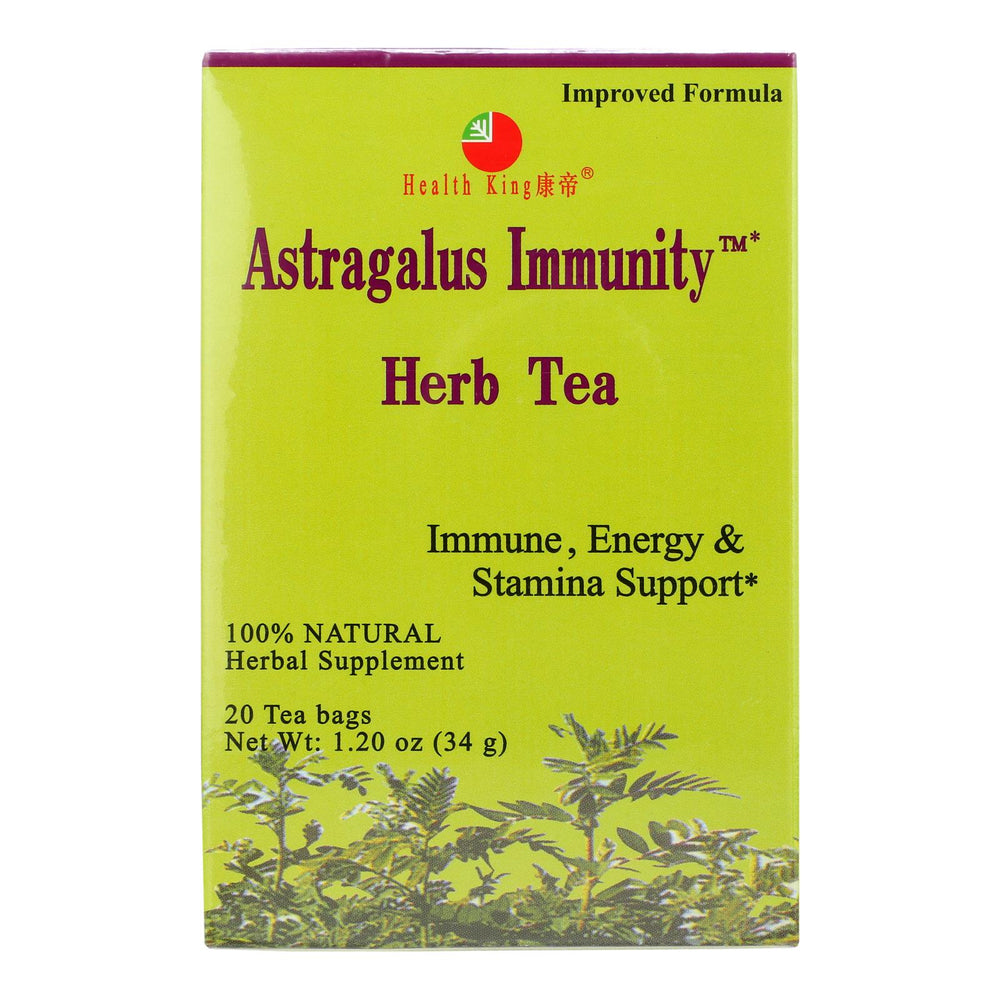 
                  
                    Health King Astragalus Immunity Herb Tea, 20 Tea Bags
                  
                