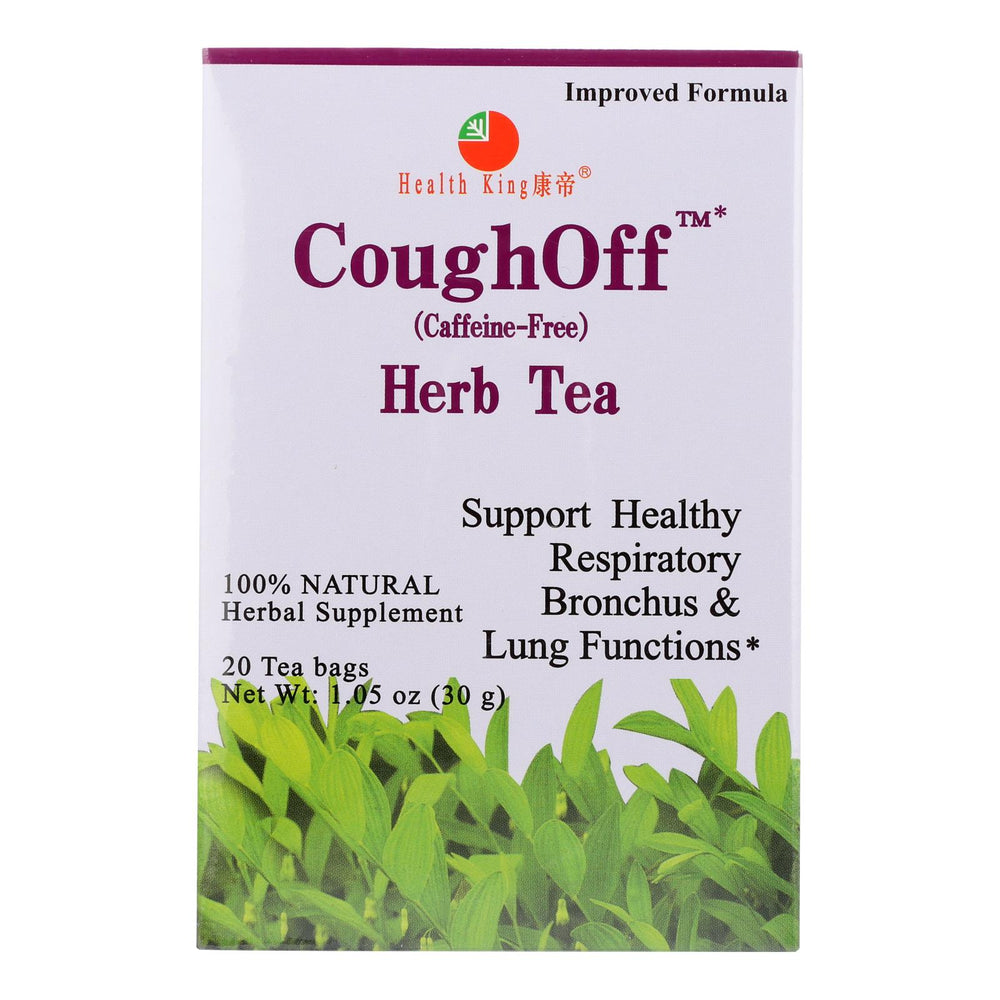 Health King Cough-off Herb Tea, 20 Tea Bags