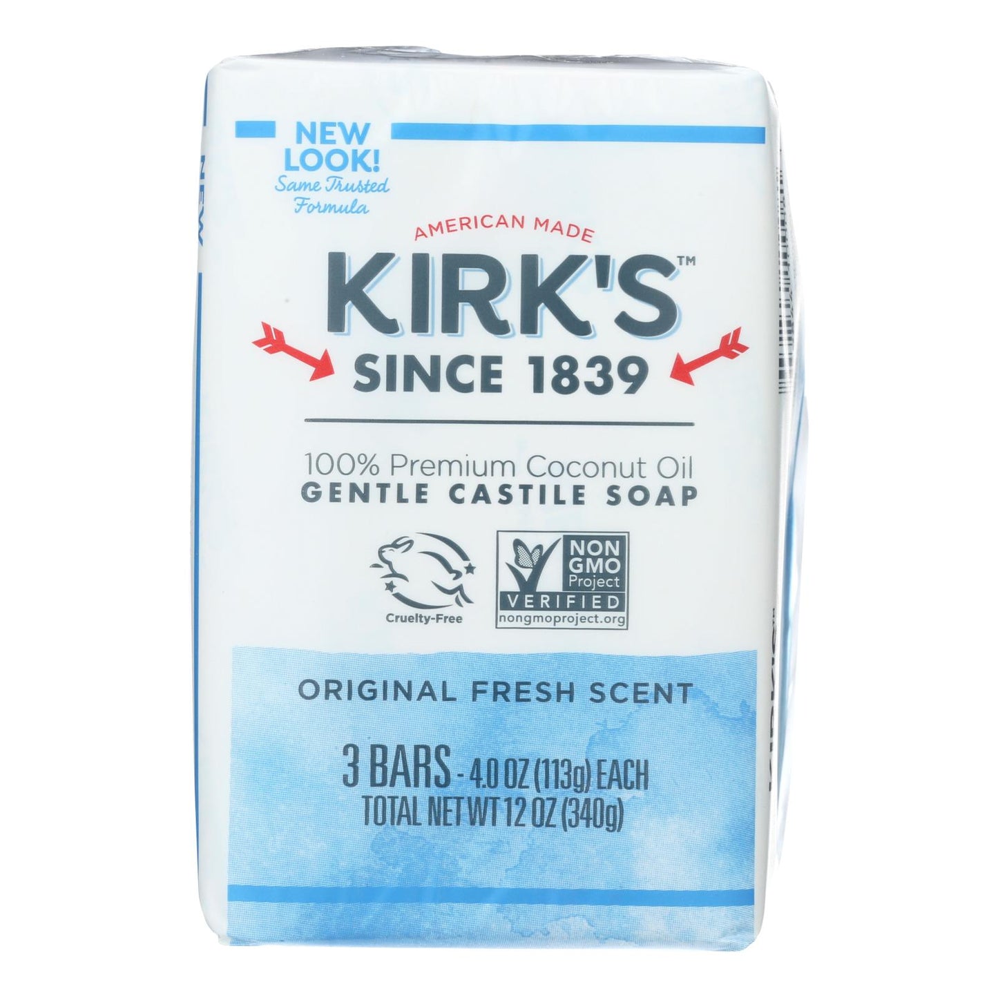 
                  
                    Kirk's Natural Castile Soap Original, 4 Oz Each - Pack Of 3
                  
                
