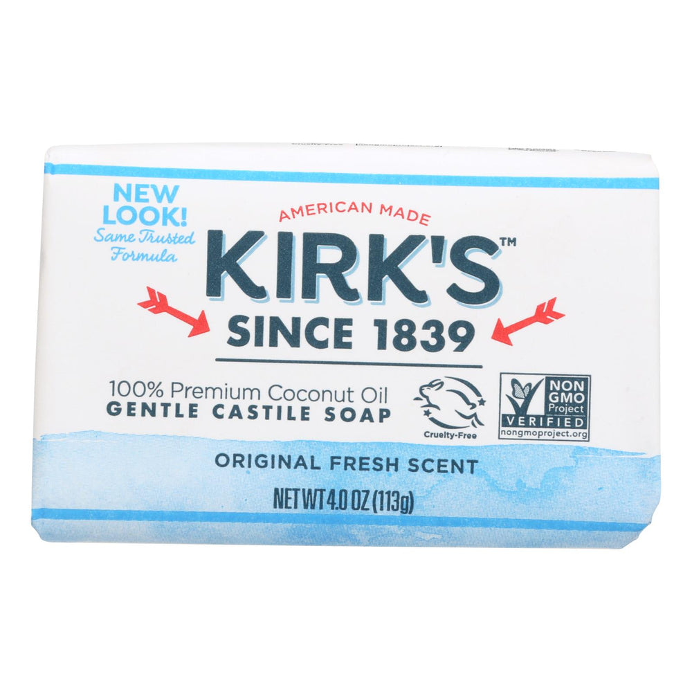 Kirk's Natural Original Castile Soap, 4 Oz