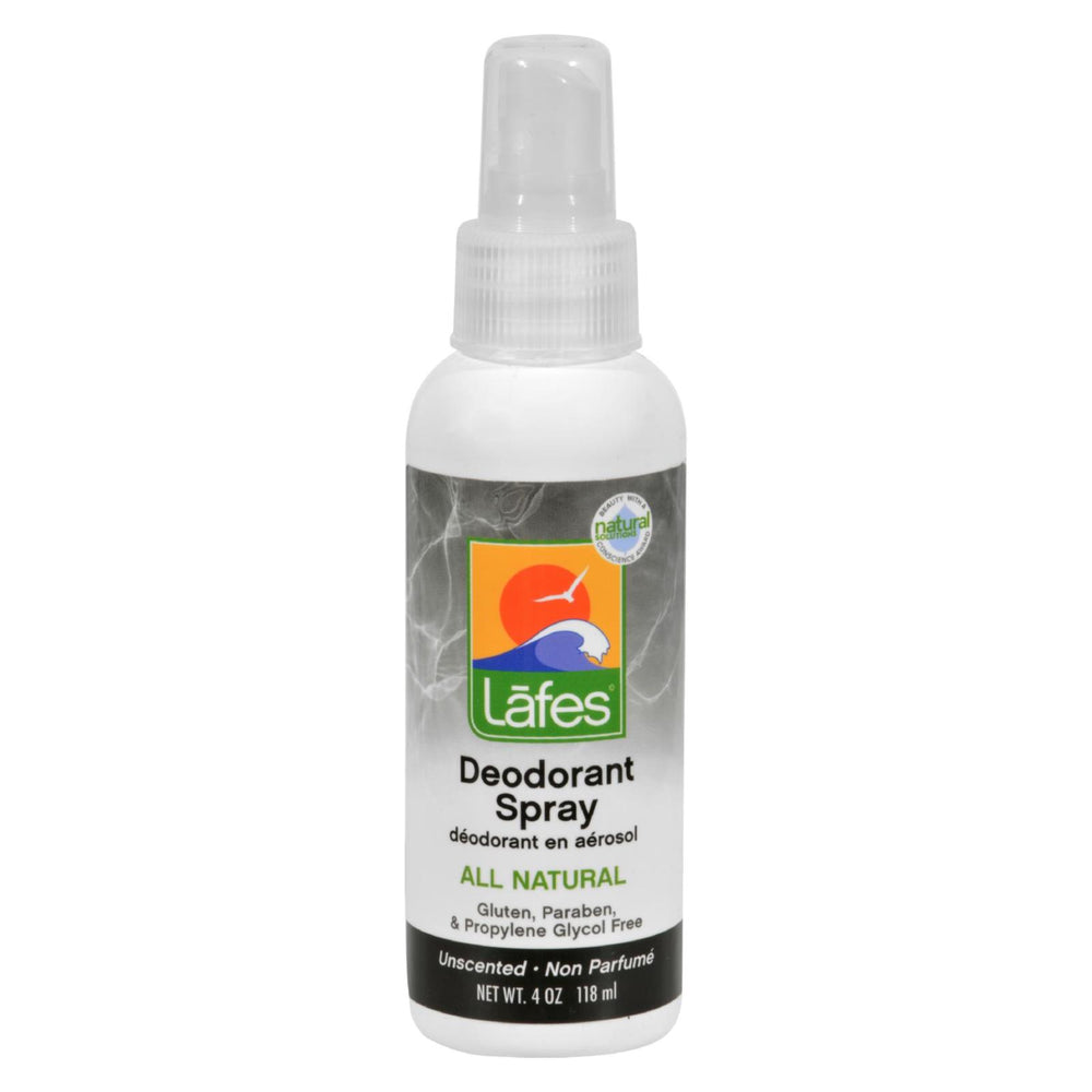 Lafe's Natural Body Care Deodorant Spray With Aloe, 4 Fl Oz