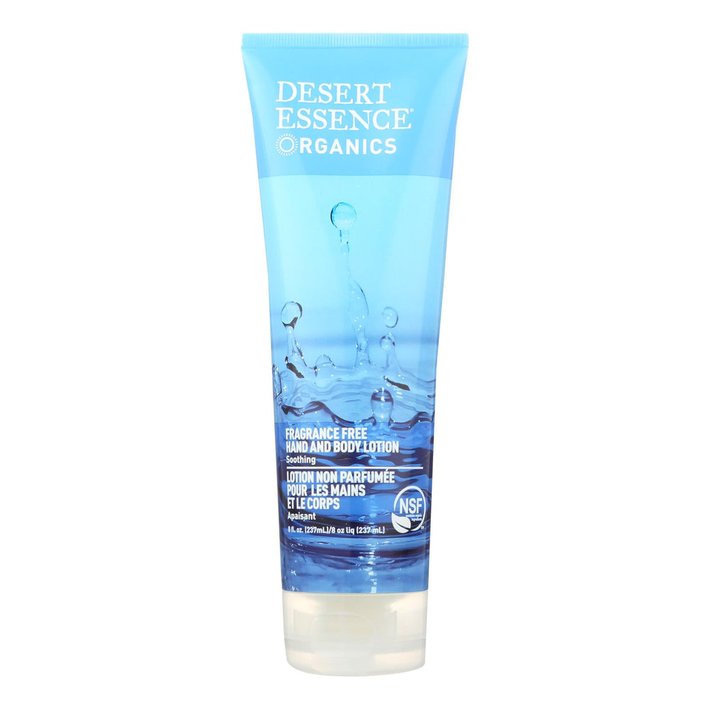 Desert Essence Pure Hand & Body Lotion Fragrance Free - 8 fl oz.