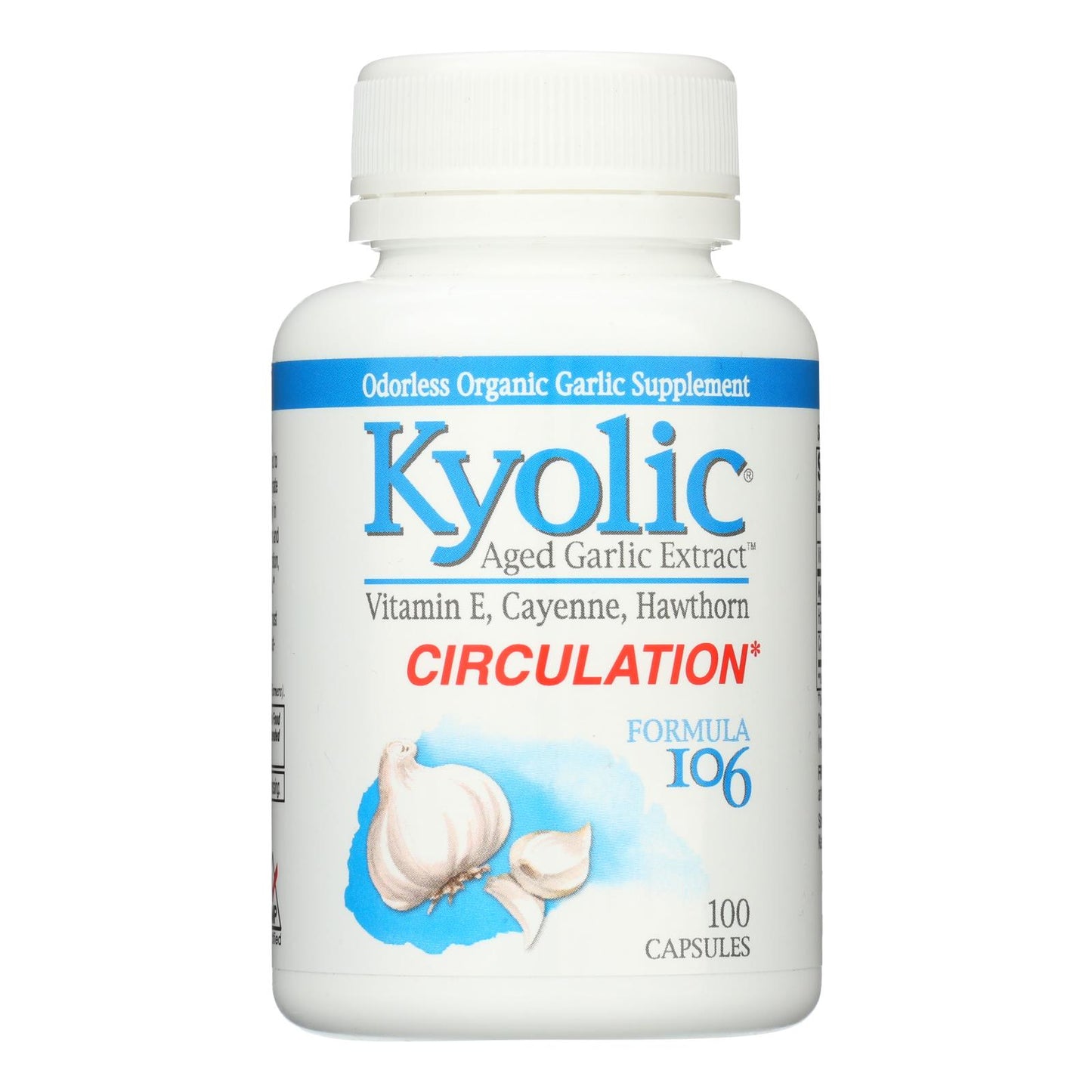 
                  
                    Kyolic Aged Garlic Extract Healthy Heart Capsules Formula 106 - 100 ct
                  
                