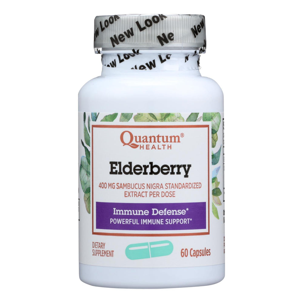 Quantum Elderberry Immune Defense Extract, 400 Mg, 60 Capsules
