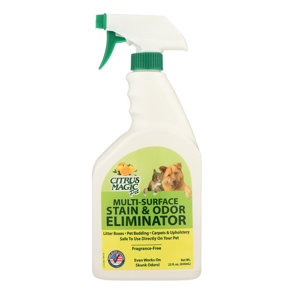 Citrus Magic Pet Odor Eliminator, Trigger Spray, 22 Fl Oz