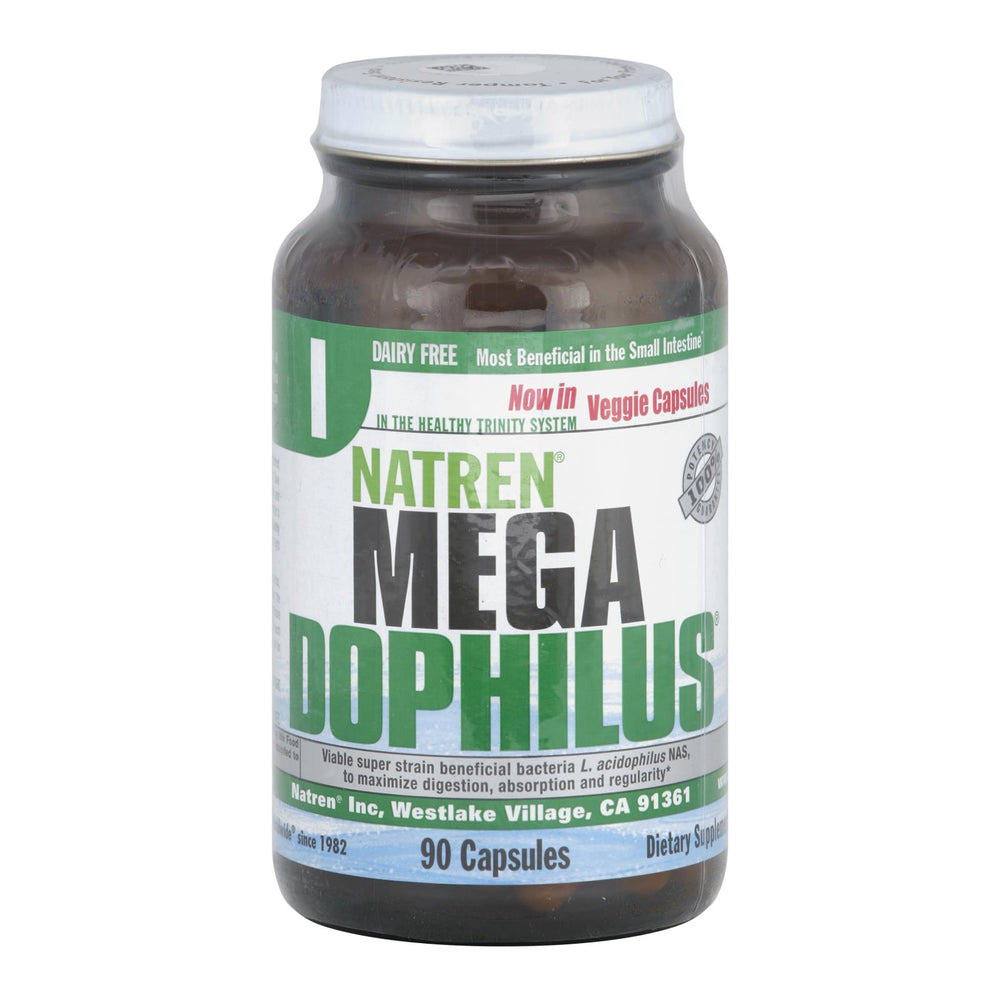 Natren Mega Dophilus Dairy Free, 90 Vegetarian Capsules