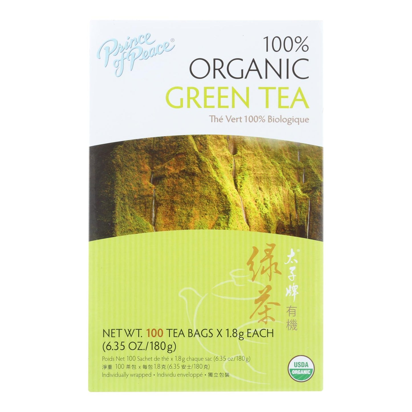
                  
                    Prince Of Peace Organic Green Tea, 100 Tea Bags
                  
                