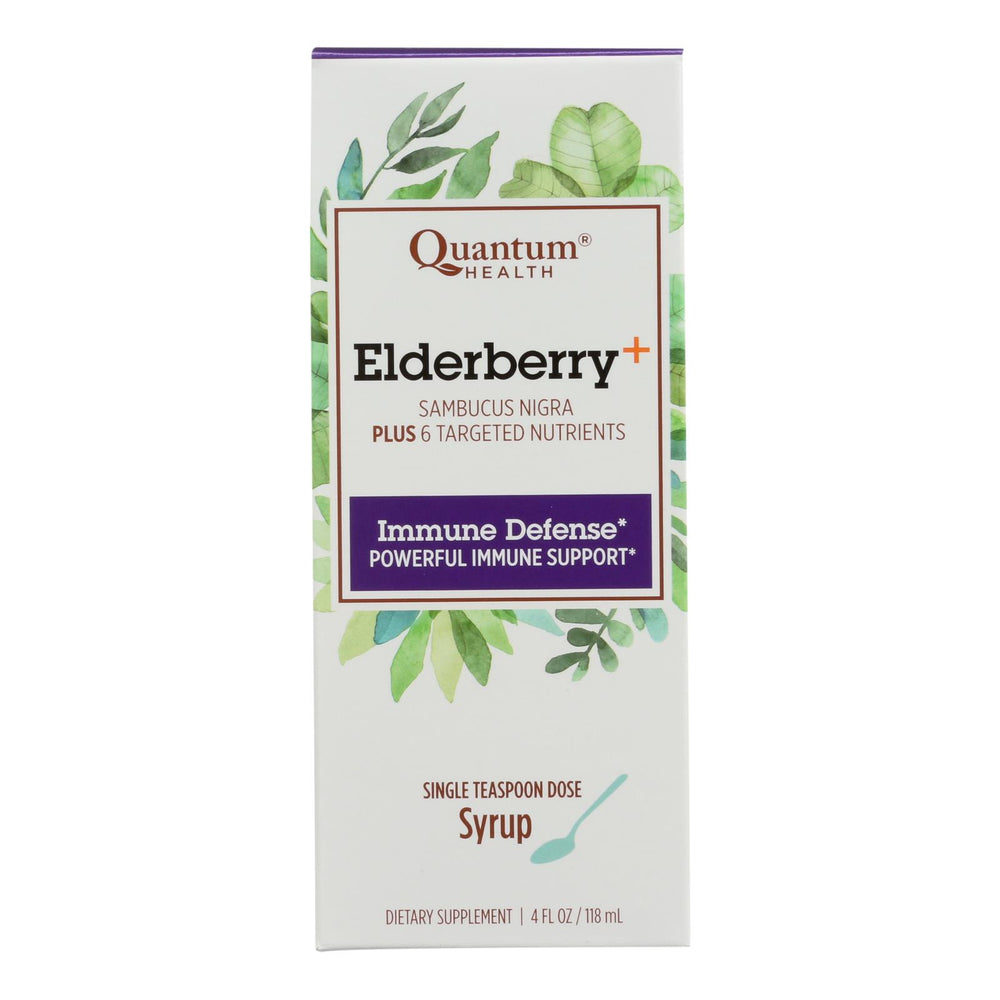
                  
                    Quantum Elderberry Syrup, 4 Fl Oz
                  
                