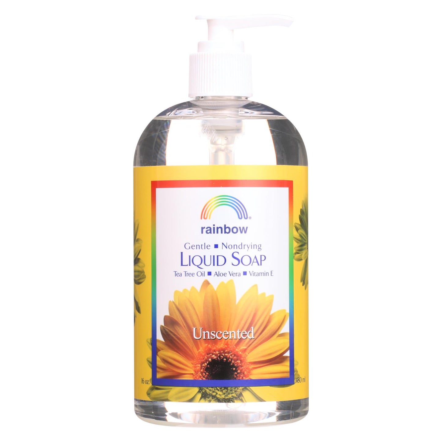 Rainbow Research Liquid Soap, Gentle Nondrying, Unscented, 16 Fl Oz