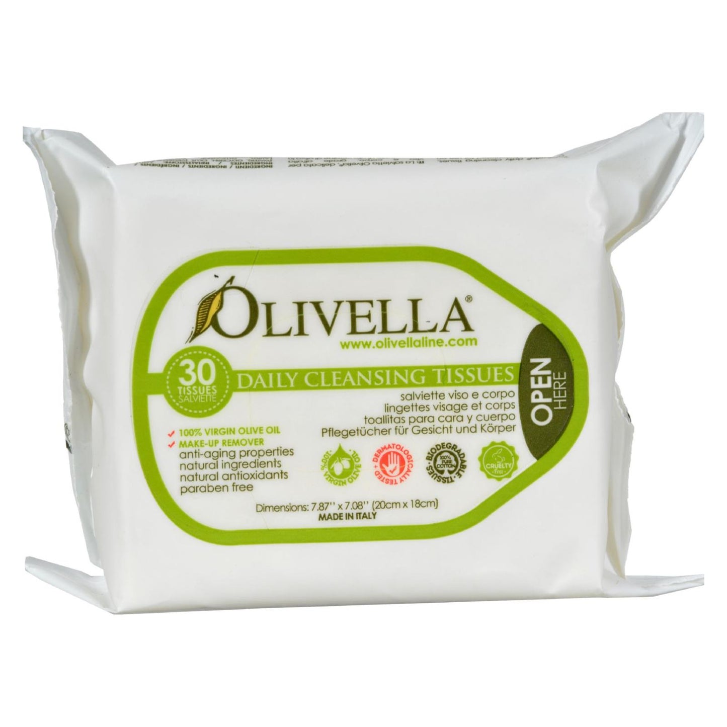 
                  
                    Olivella Daily Facial Cleansing Tissues, 30 Tissues
                  
                