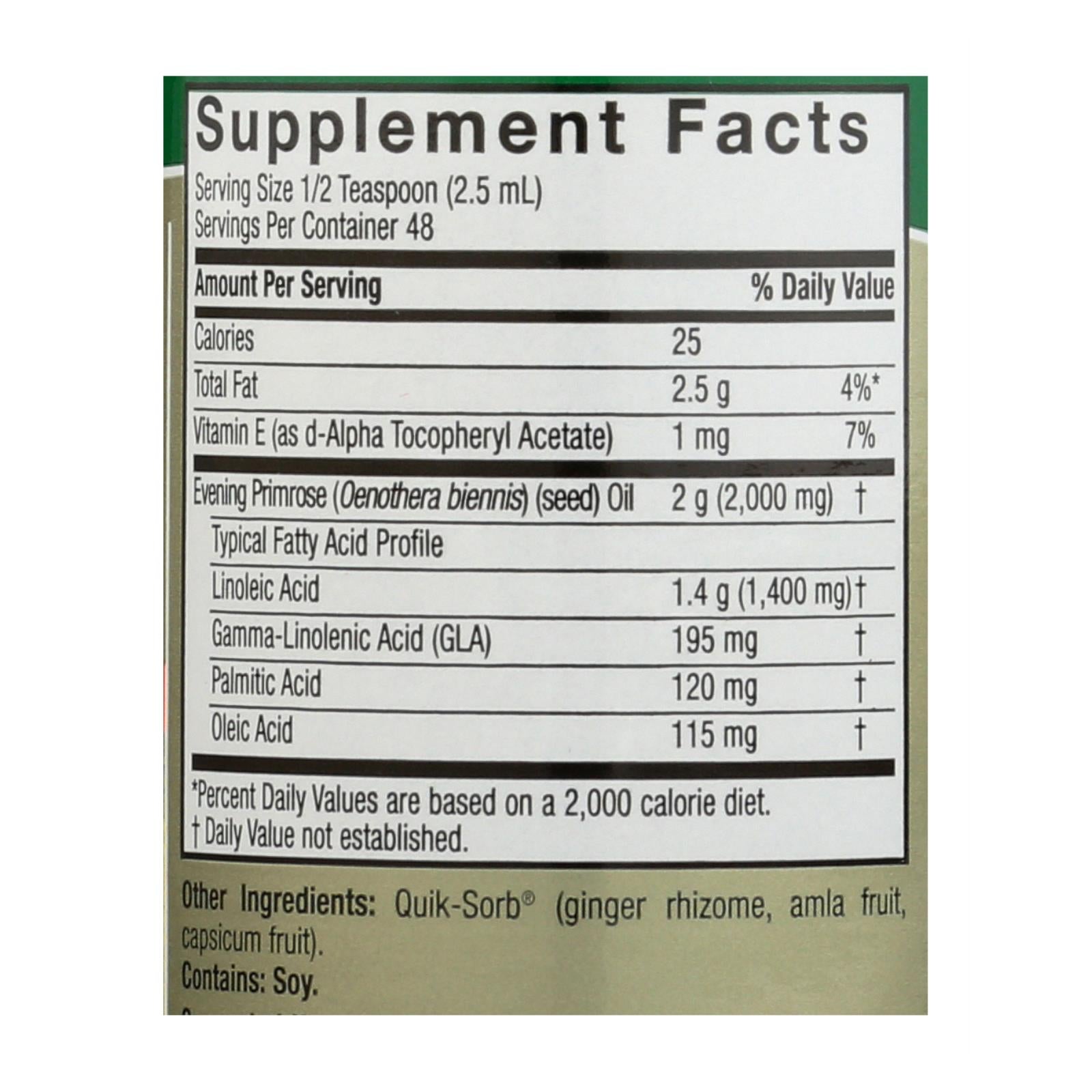 Nature's Answer Liquid Evening Primrose Oil