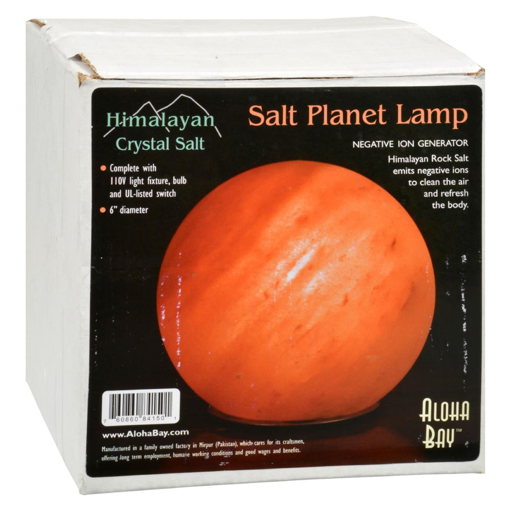 Himalayan Salt Crystal Lights Planet Globe Lamp, 1 Lamp