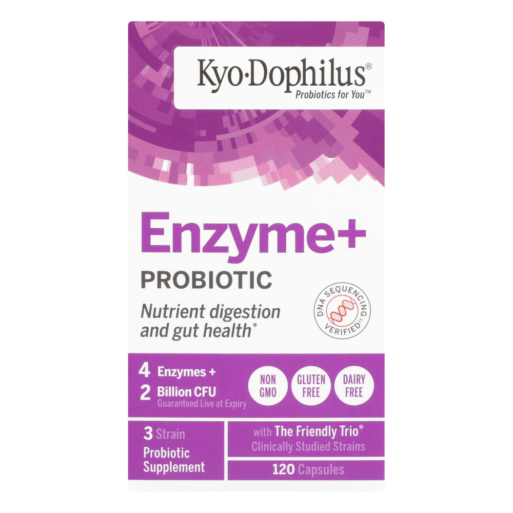 Kyolic Kyo-dophilus Probiotics Plus Enzymes - 120 ct