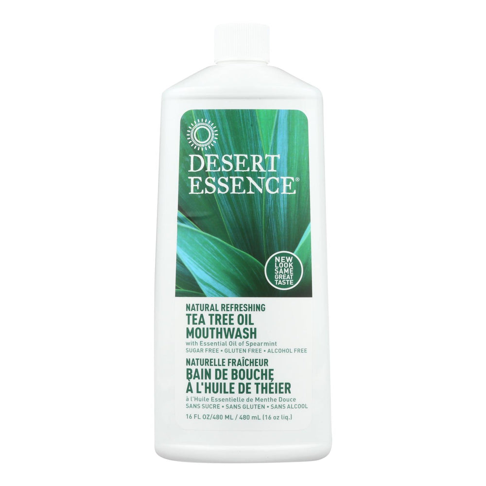 
                  
                    Desert Essence Natural Refreshing Tea Tree Oil Mouthwash, 16 Fl Oz
                  
                