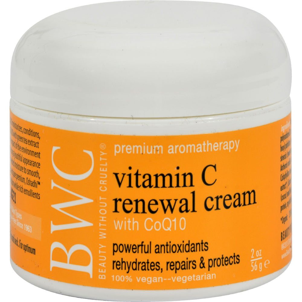 Beauty Without Cruelty Renewal Cream Vitamin C With Coq10, 2 Oz