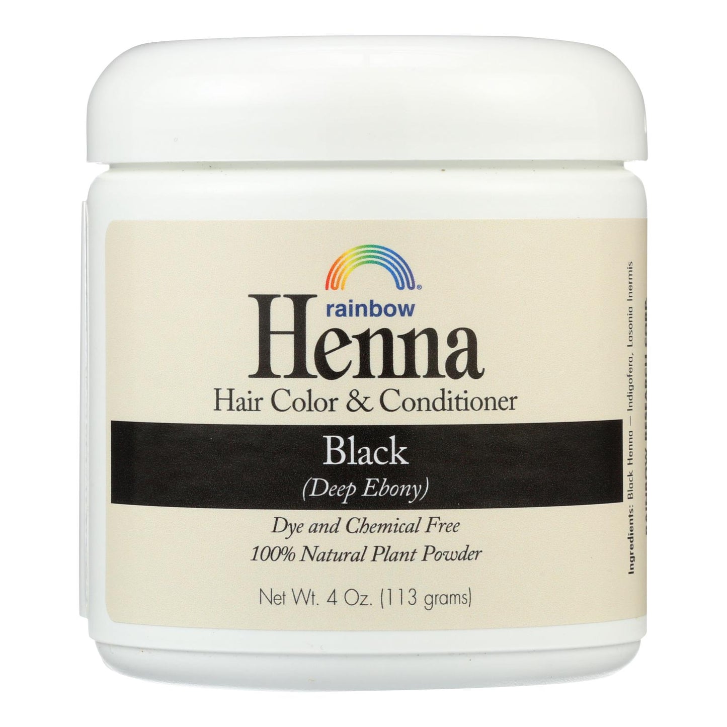 
                  
                    Rainbow Research Henna Hair Color And Conditioner Persian Black Deep Ebony, 4 Oz
                  
                