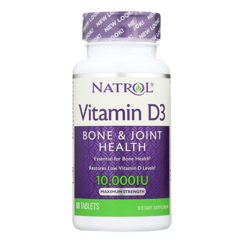 Natrol Vitamin D3, 10000 Iu, 60 Tablets