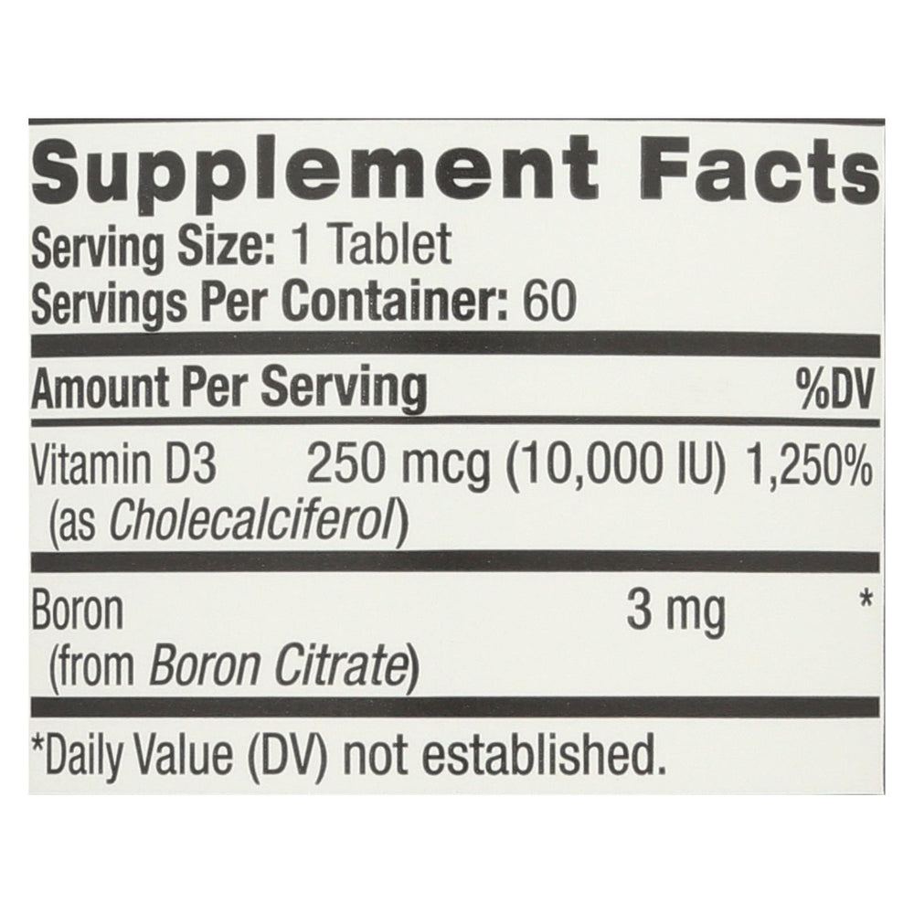 
                  
                    Natrol Vitamin D3, 10000 Iu, 60 Tablets
                  
                