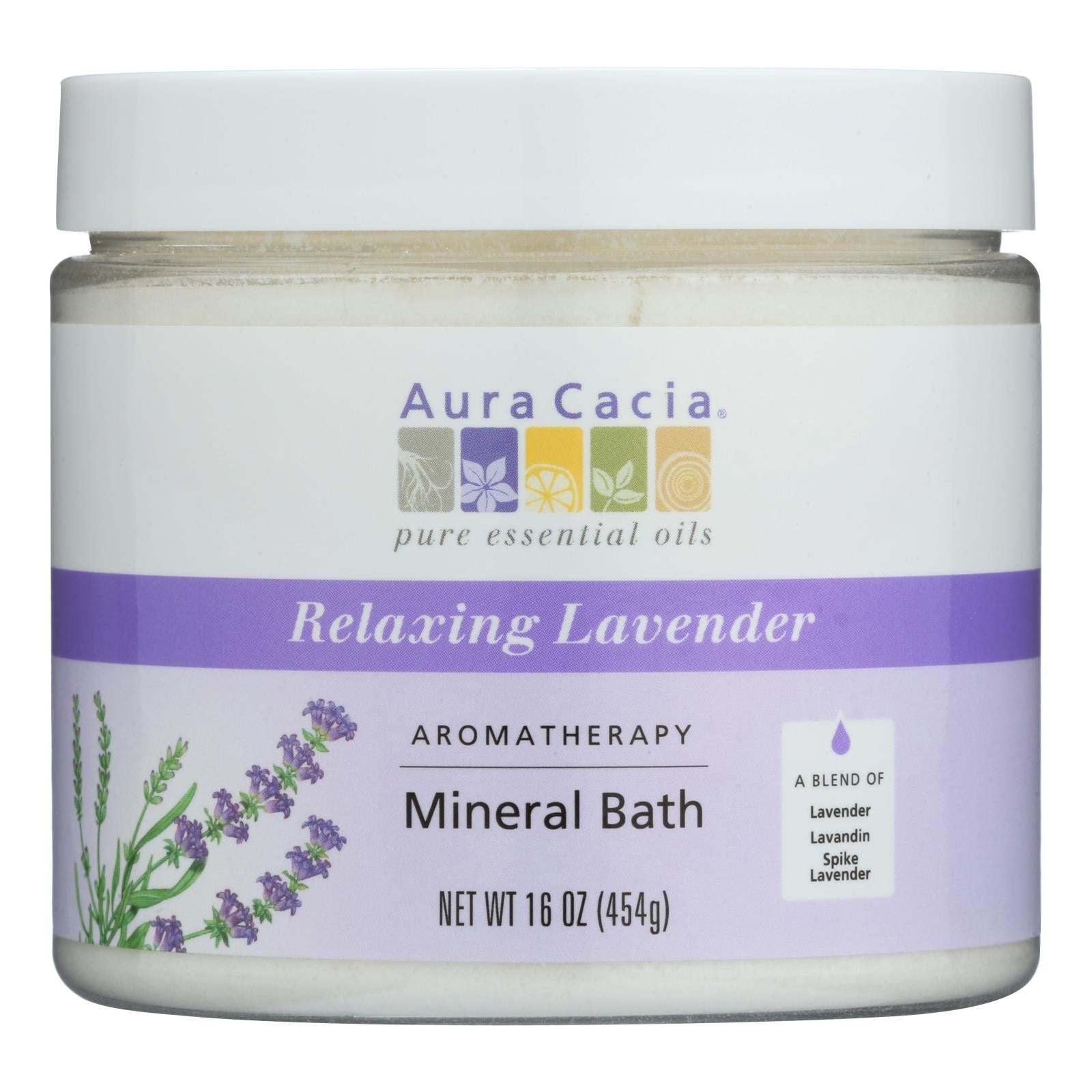 Aura Cacia Mineral Bath Lavender