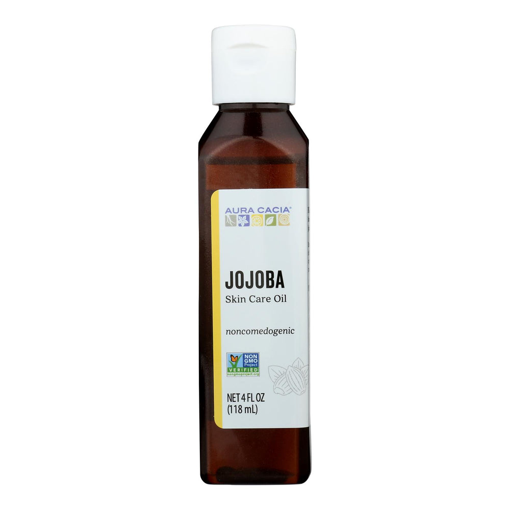 Aura Cacia Organic Jojoba Skin Care Oil - 4 fl oz.