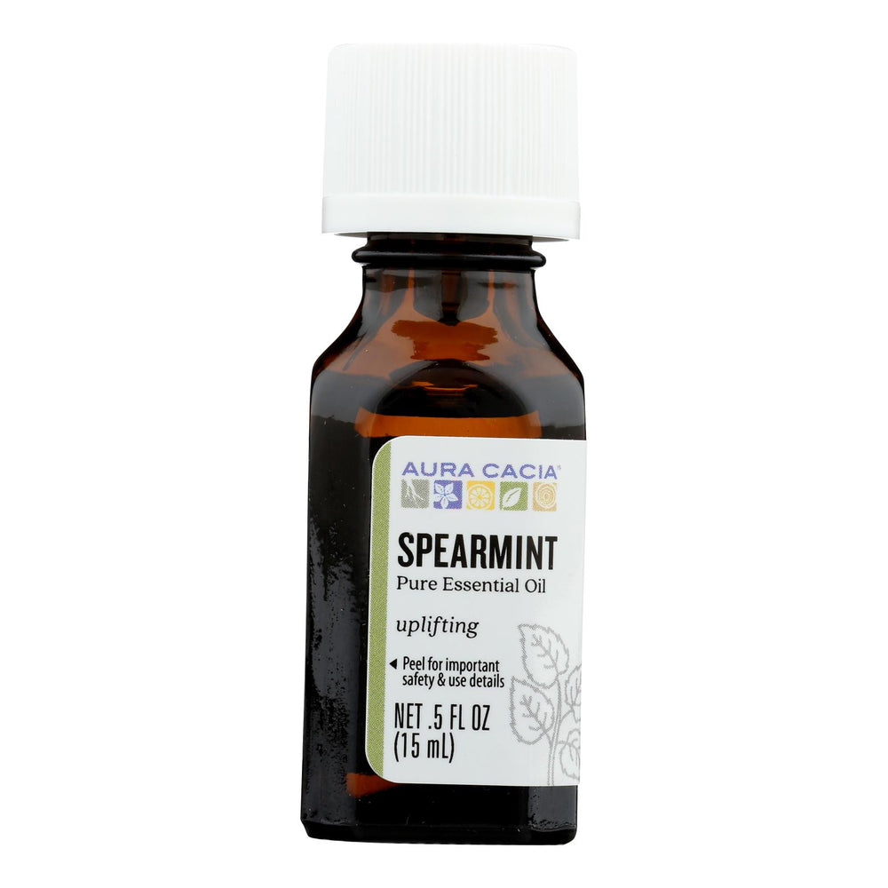 Aura Cacia Essential Oil Spearmint, 0.5 Fl Oz