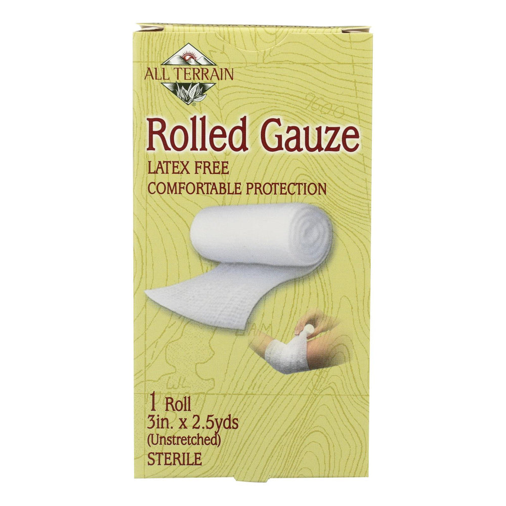 
                  
                    All Terrain, Gauze, Rolled, 3 Inches X 2.5 Yards, 1 Roll
                  
                