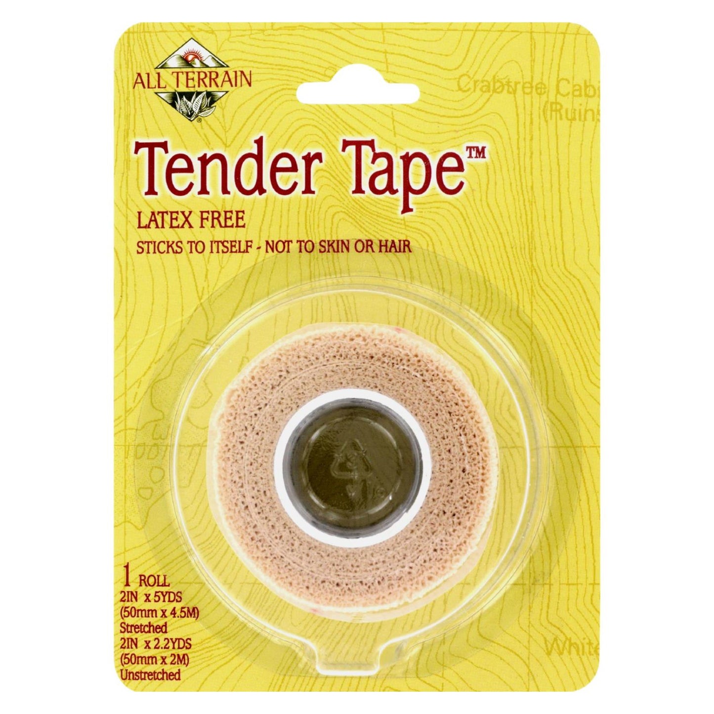 
                  
                    All Terrain, Tender Tape, 2 Inches X 5 Yards, 1 Roll
                  
                