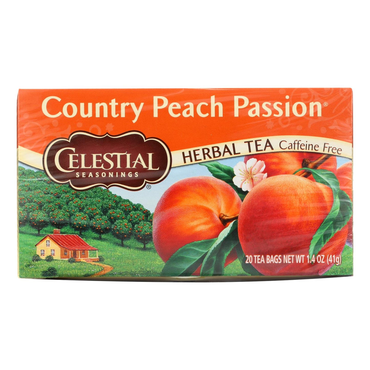 
                  
                    Celestial Seasonings Herbal Tea Caffeine Free Country Peach Passion, 20 Tea Bags, Case Of 6
                  
                