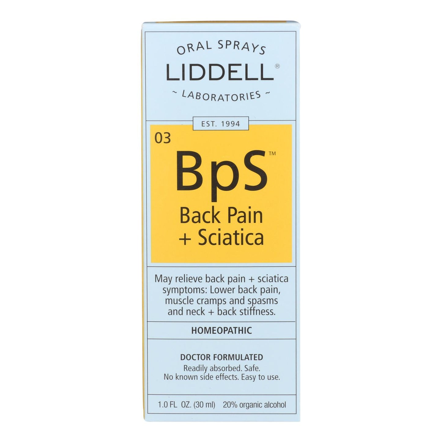 
                  
                    Liddell Homeopathic Back Pain Sciatica, 1 Fl Oz
                  
                