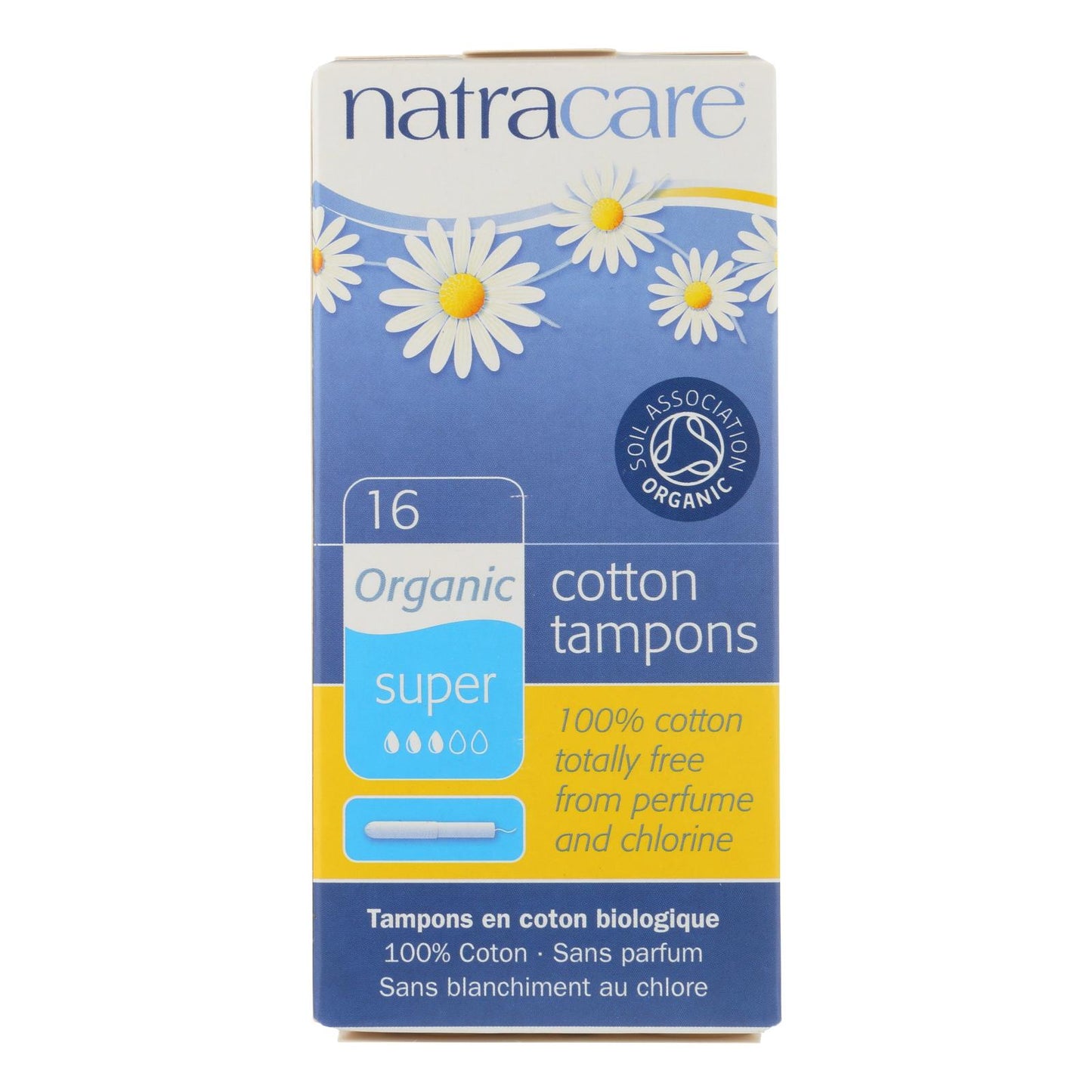 
                  
                    Natracare 100% Organic Cotton Tampons Super W-applicator, 16 Tampons
                  
                