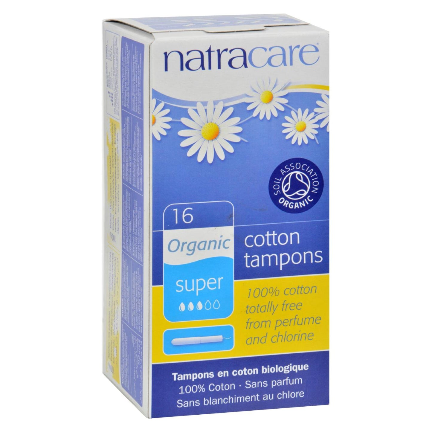 
                  
                    Natracare 100% Organic Cotton Tampons Super W-applicator, 16 Tampons
                  
                