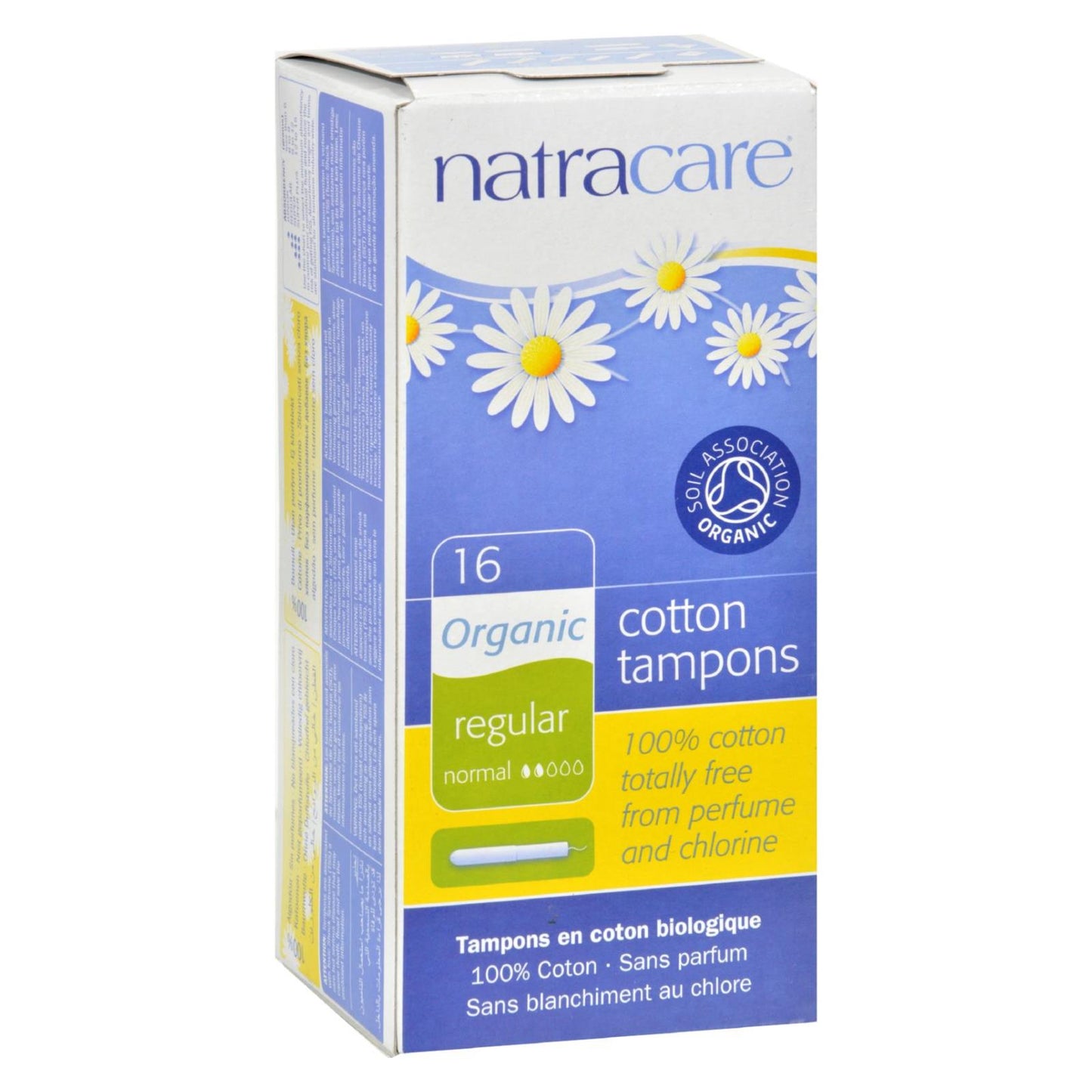 
                  
                    Natracare 100% Organic Cotton Tampons Regular W- Applicator, 16 Tampons
                  
                