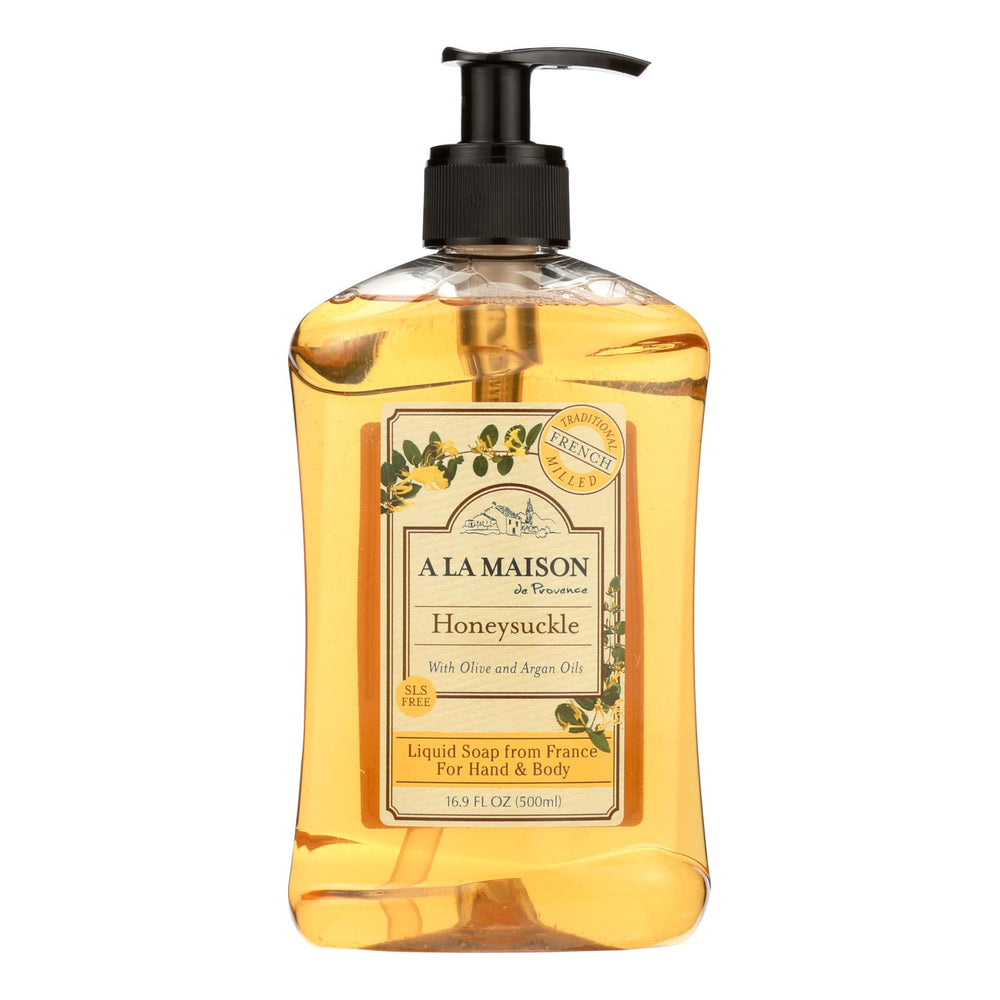 A La Maison French Liquid Soap, Honeysuckle, 16.9 Oz