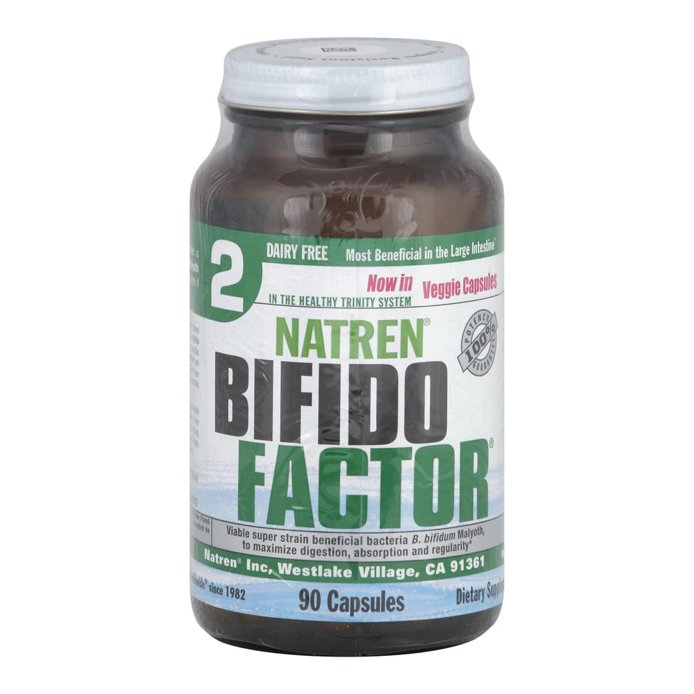Natren Bifido Factor Dairy Free, 90 Capsules