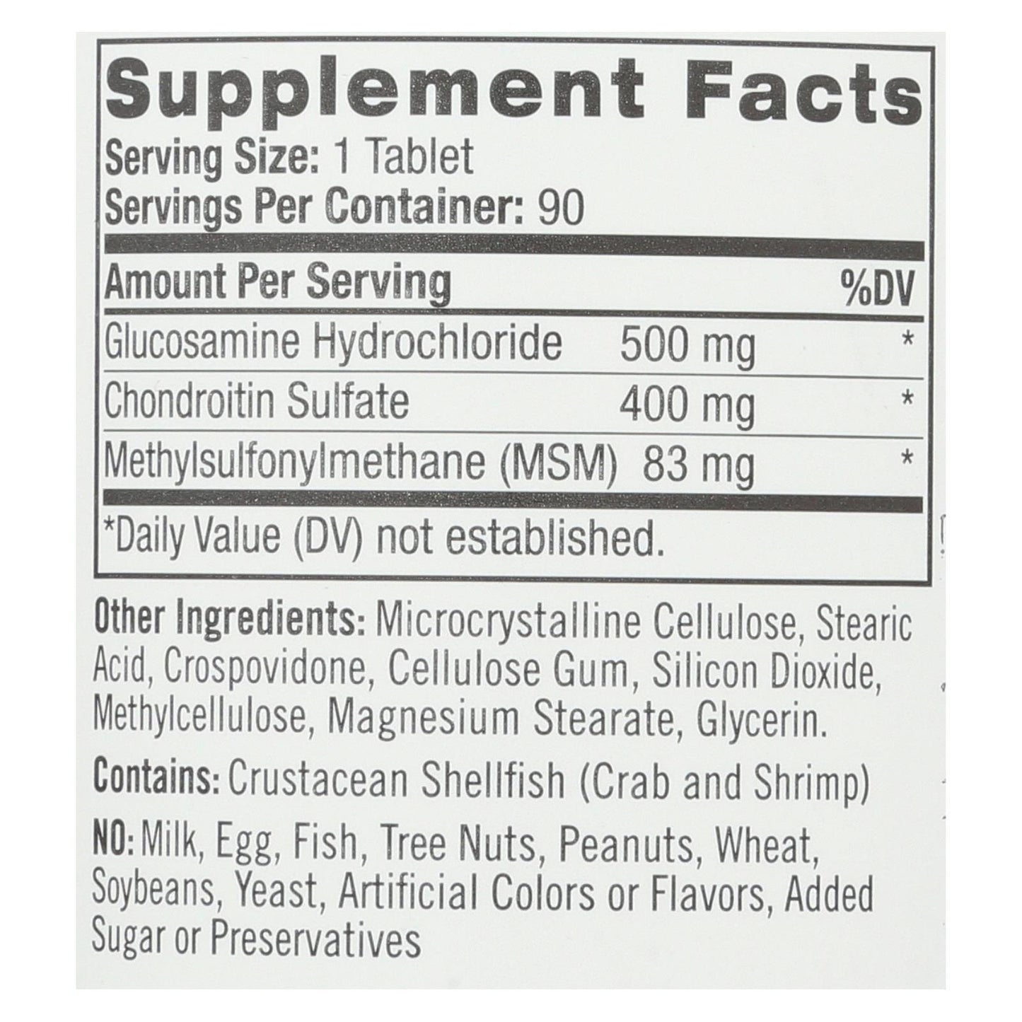 
                  
                    Natrol Glucosamine Chondroitin And Msm - 90 Tablets
                  
                