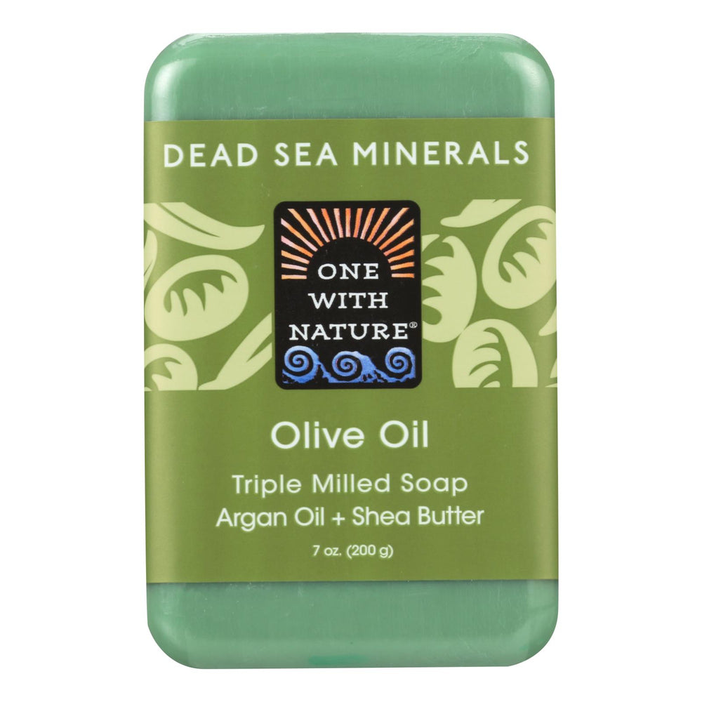 One With Nature Dead Sea Mineral Olive Oil Soap, 7 Oz