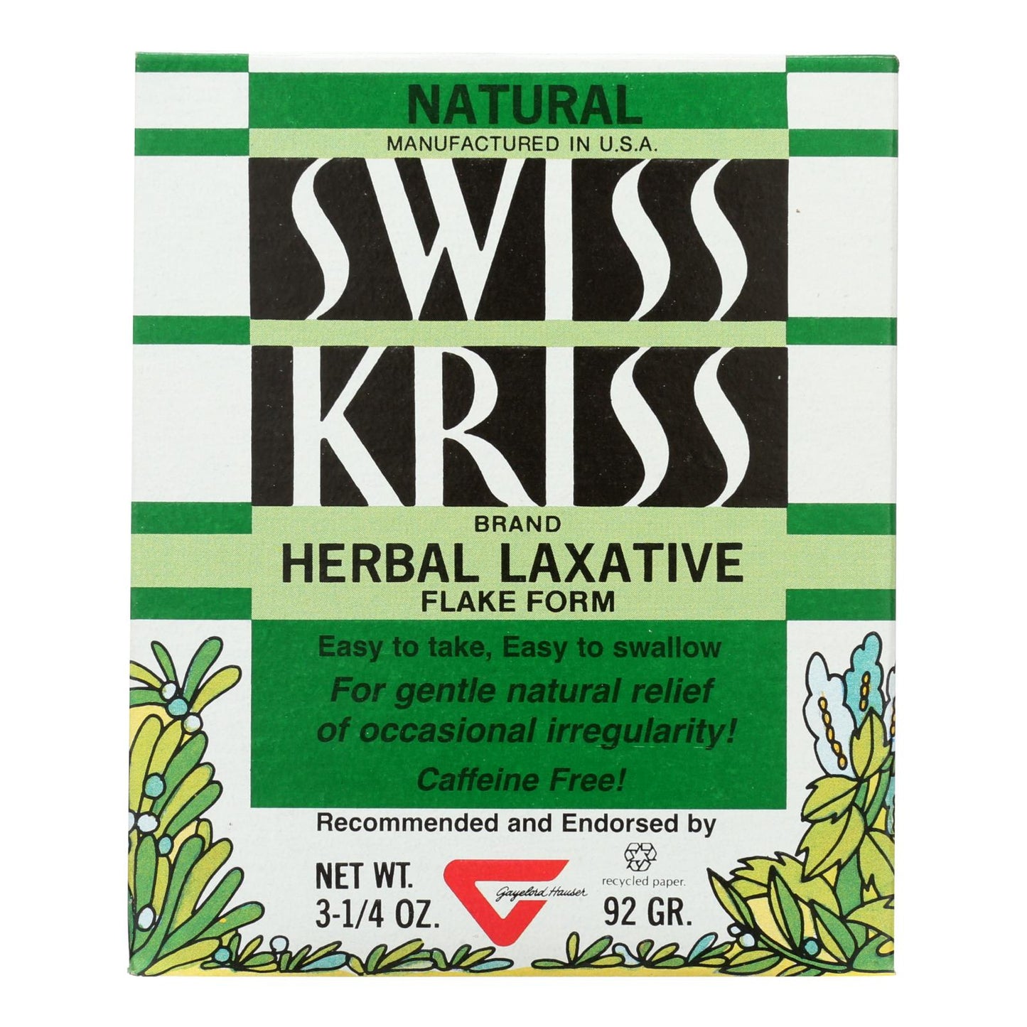 
                  
                    Modern Natural Products Swiss Kriss Herbal Laxative Bulk, 3.25 Oz
                  
                