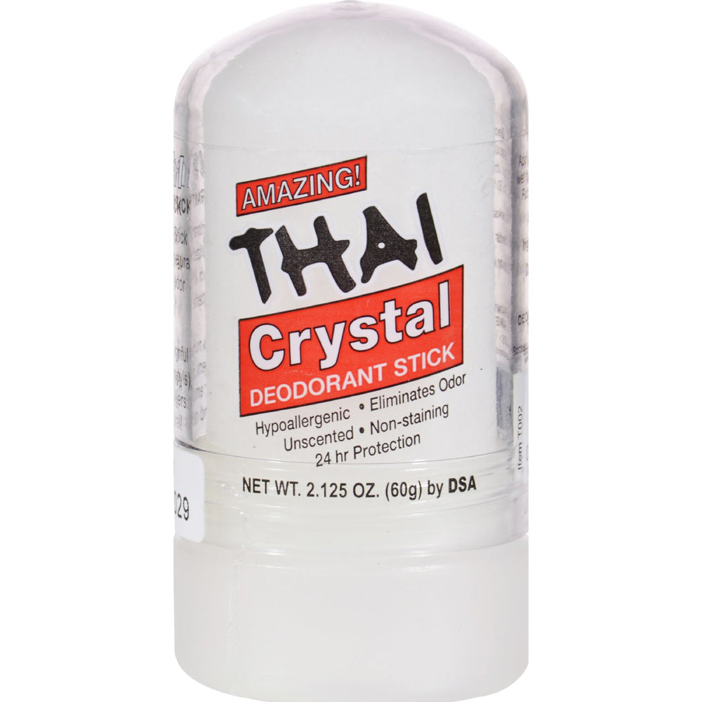 Thai Deodorant Stone Thai Natural Crystal Deodorant Push-up Stick, 2.125 Oz